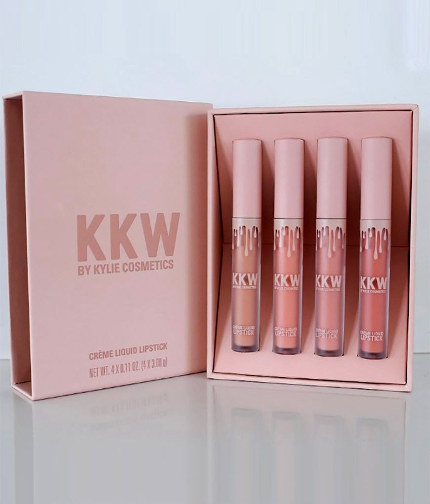 Kylie KKW Creme Nude Liquid Lipstick Set Of 4: Buy Kylie 
