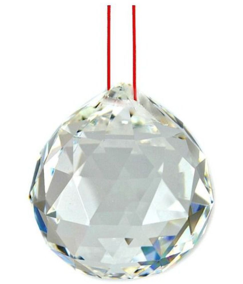     			Arina Collection Feng Shui Crystal Ball With Red Thread (50mm)