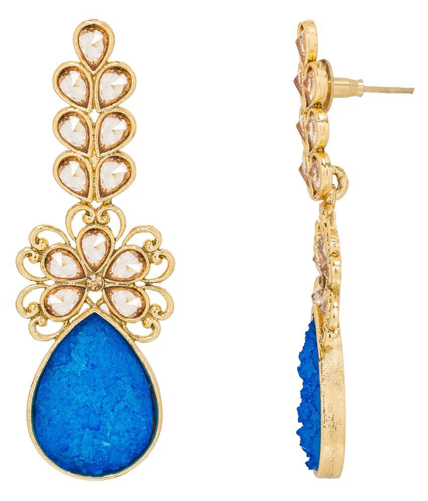 Aadita Ethnic Traditional Tassel Gold Plated Long jhumki Jhumke