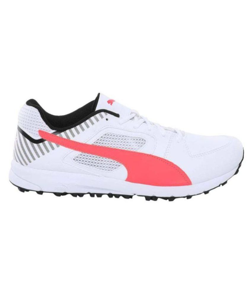 Puma Team Rubber White Cricket Shoes Buy Puma Team Rubber White