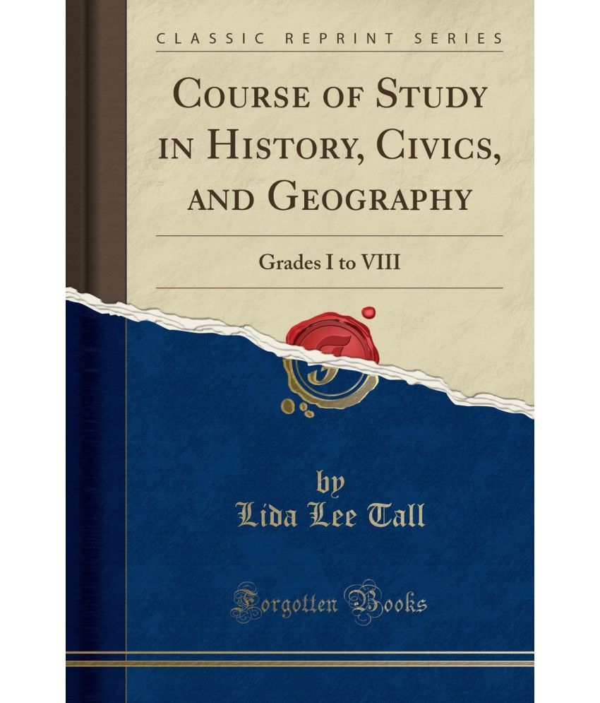 Course Of Study In History, Civics, And Geography Buy Course Of Study