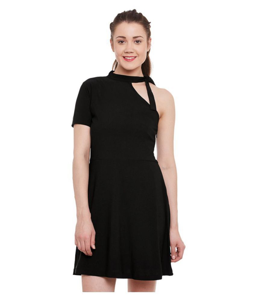 Miss Chase Polyester Black Dresses - Buy Miss Chase Polyester Black ...