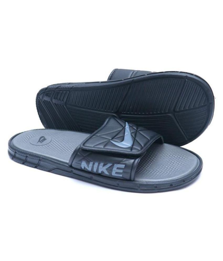 nike black flip flop