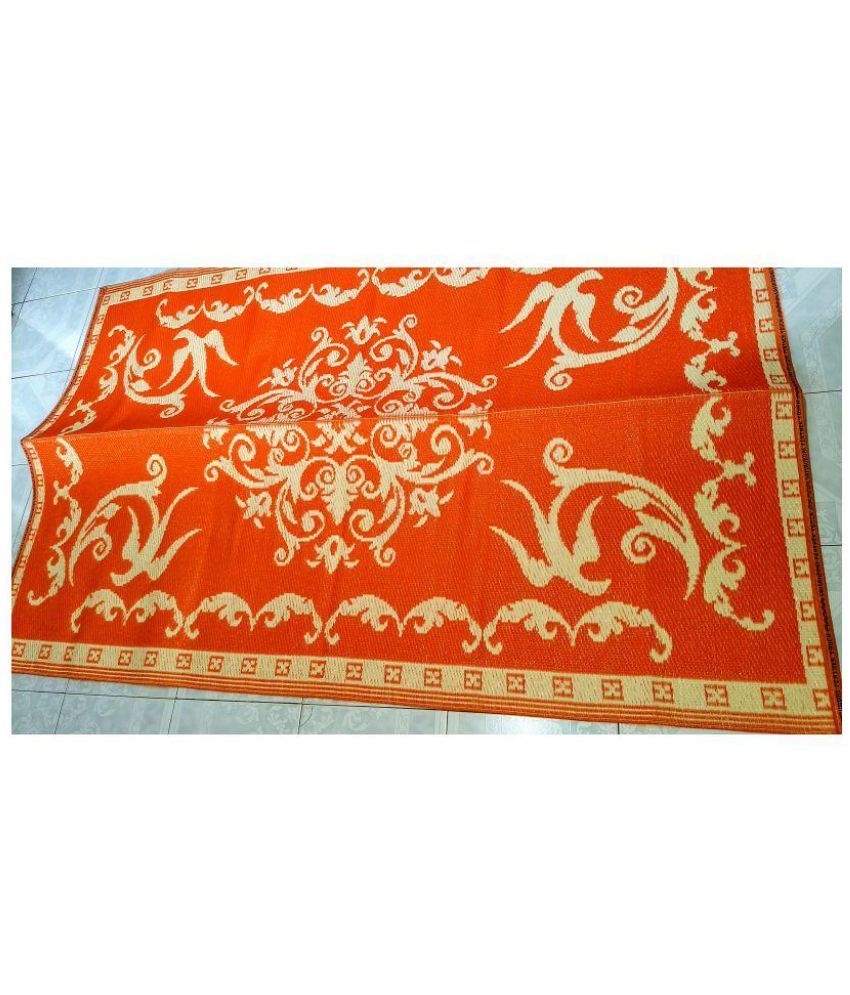 Samruddhi Orange Single Floor Mat Buy Samruddhi Orange Single Floor