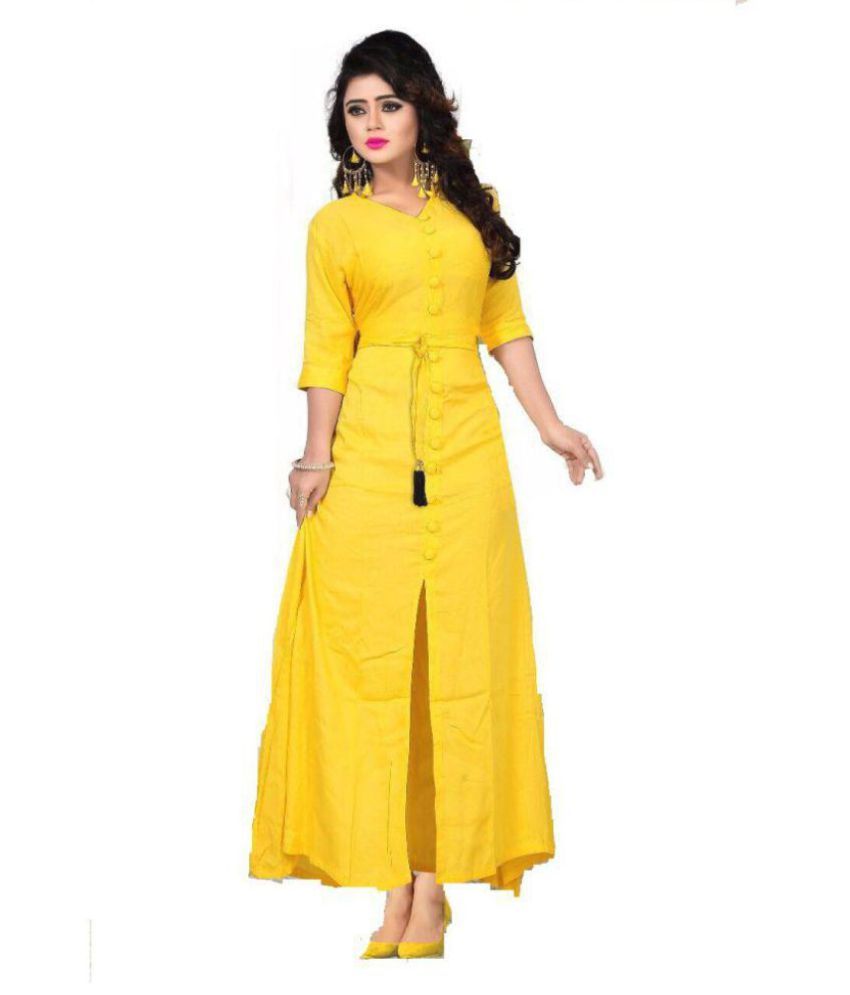 indo western frock style kurti