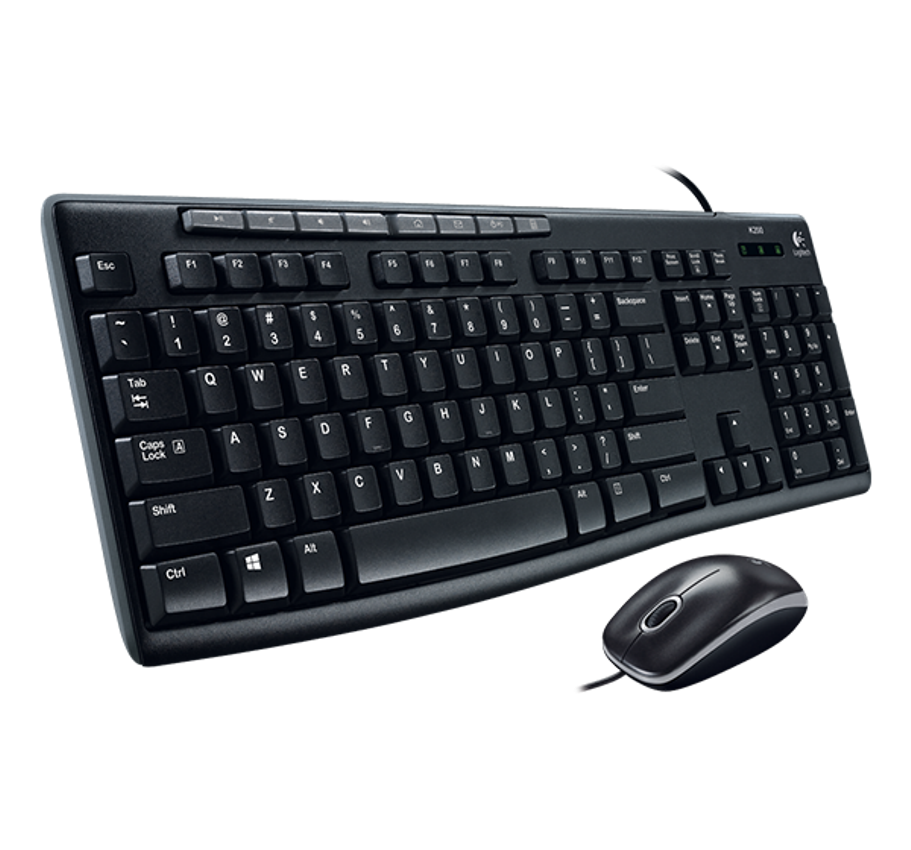     			Logitech mk200 USB Keyboard & Mouse Combo With Wire