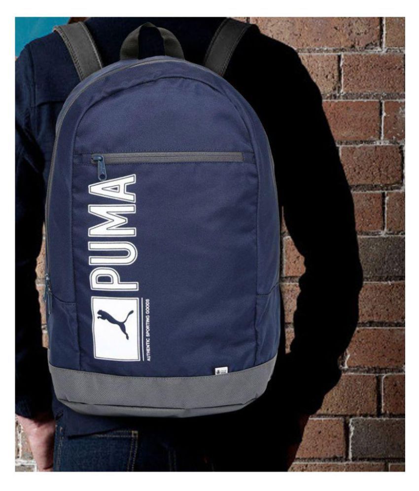 Puma Nevy Blue Laptop Backpack Buy Puma Nevy Blue Laptop Backpack