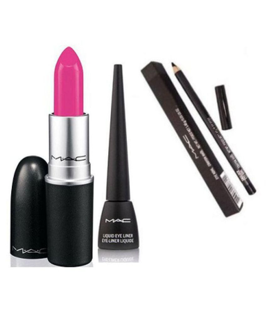 Mac imported all fired up, Lipstick Waterproof eyeliner,kajal 6.5 gm