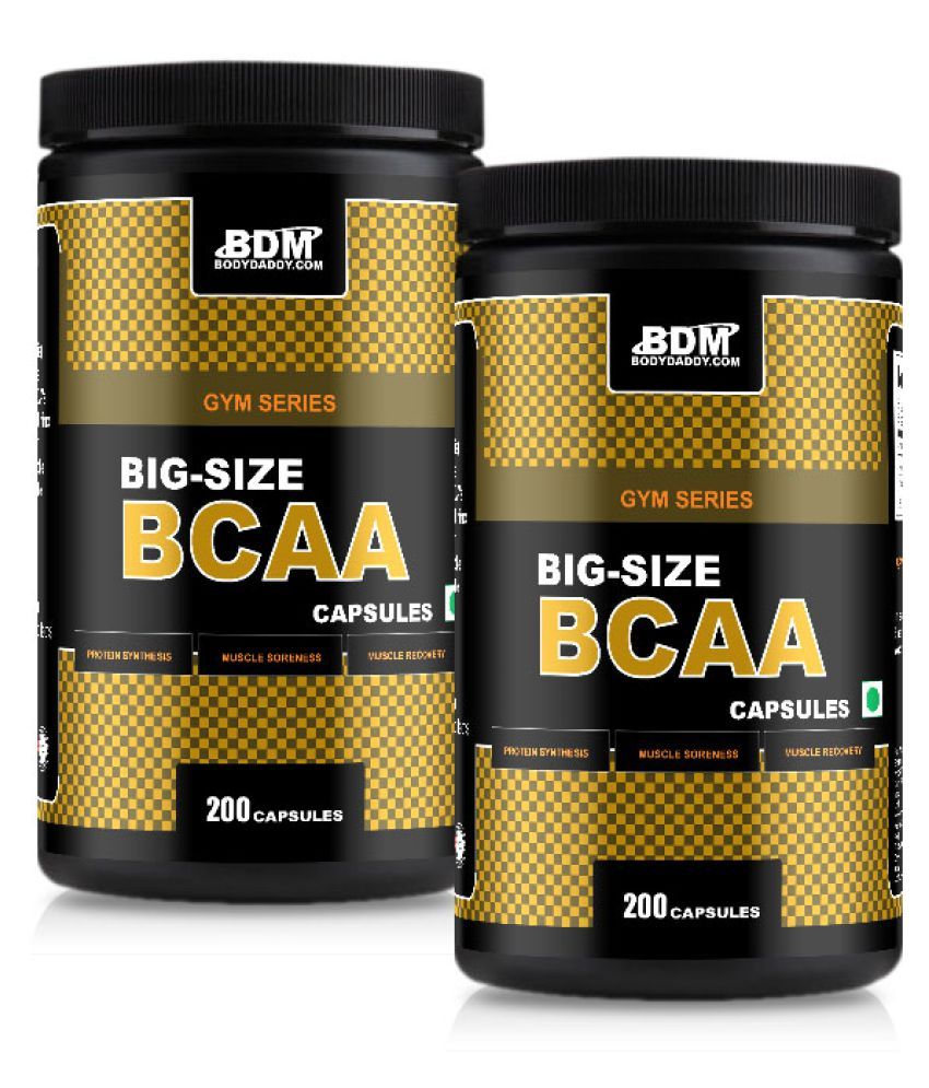 BodyDaddyMake BCAA Capsules 200 Pack of 2] 1 no.s Buy