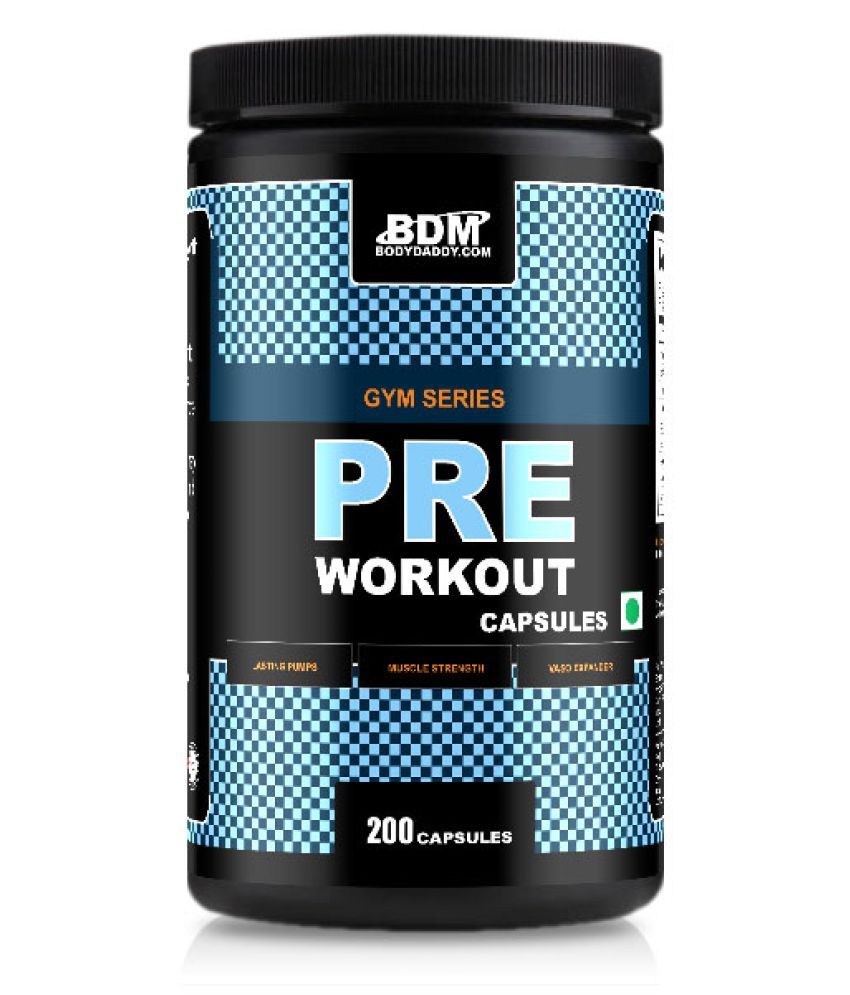 BodyDaddyMake Pre Workout Capsules 200 1 no.s Buy BodyDaddyMake Pre