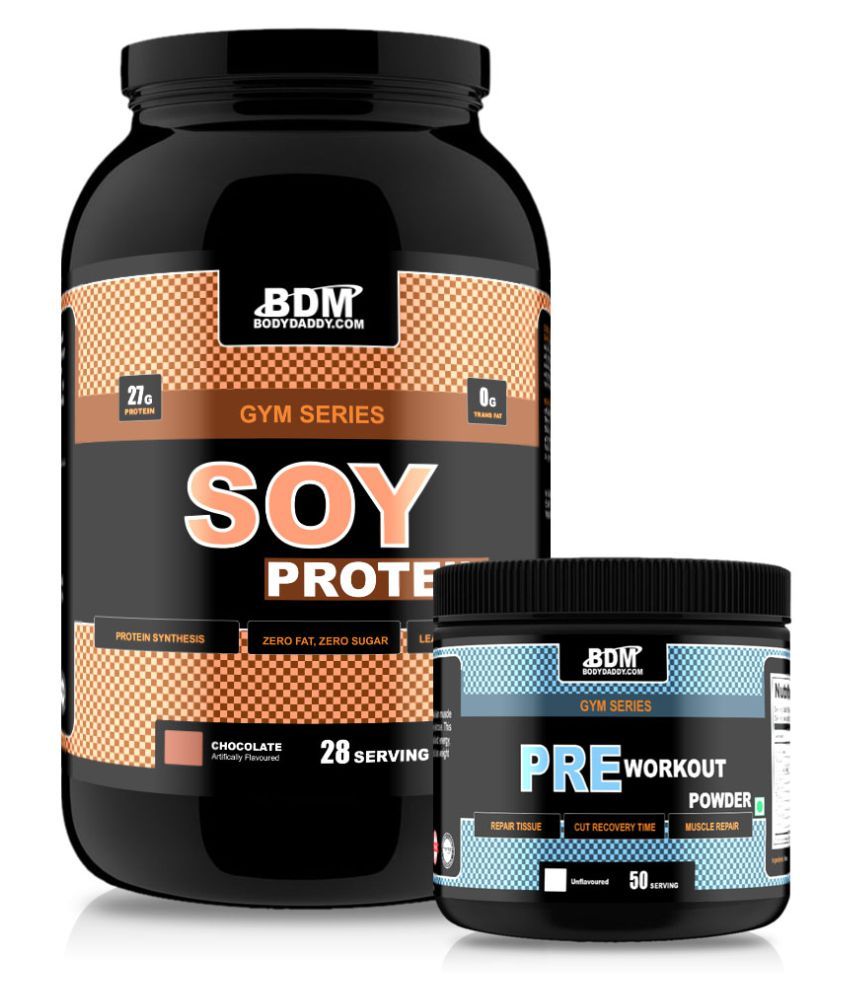 BodyDaddyMake Soy Protein 1.9lbs + [ PreWorkout250gm ] 1 no.s Buy