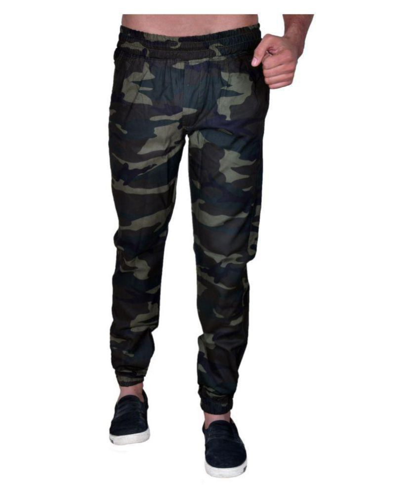 FLINGR Multi Cotton Joggers Single - Buy FLINGR Multi Cotton Joggers ...