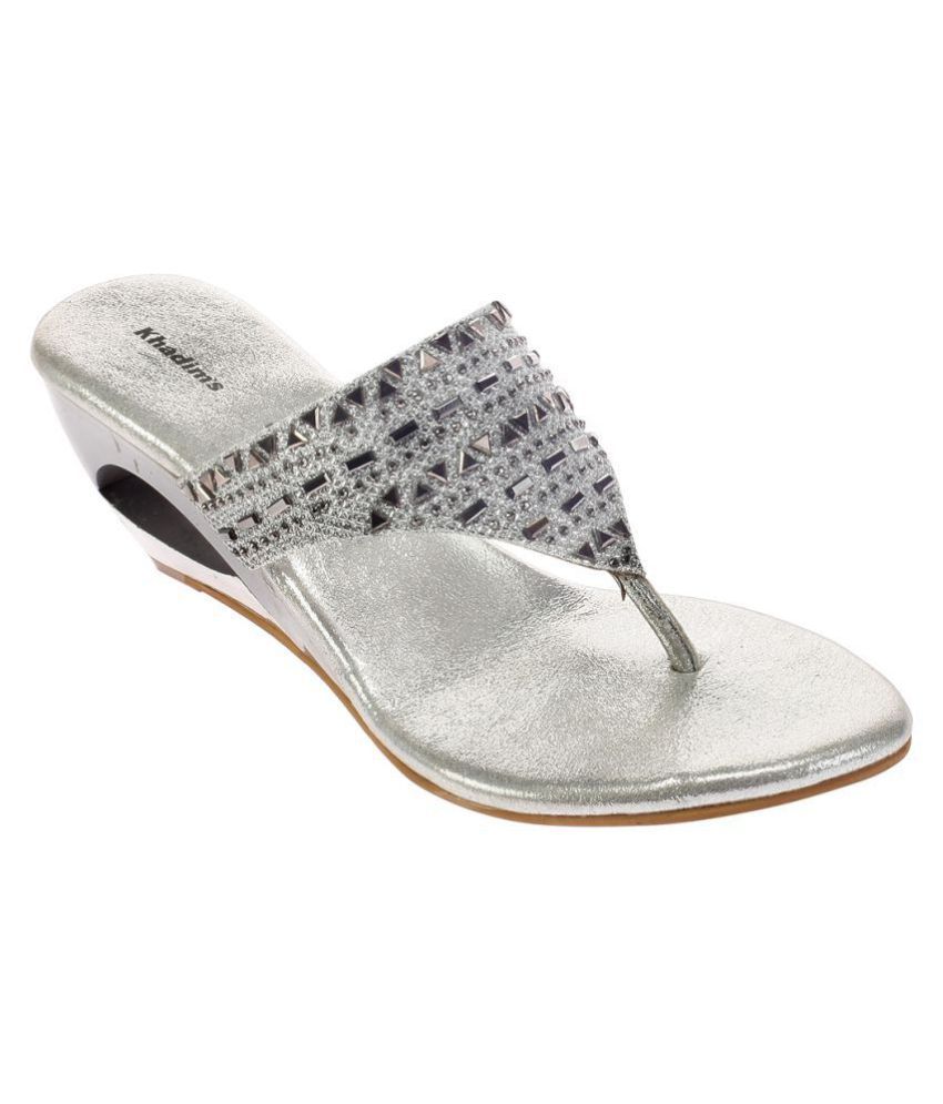 silver wedges online