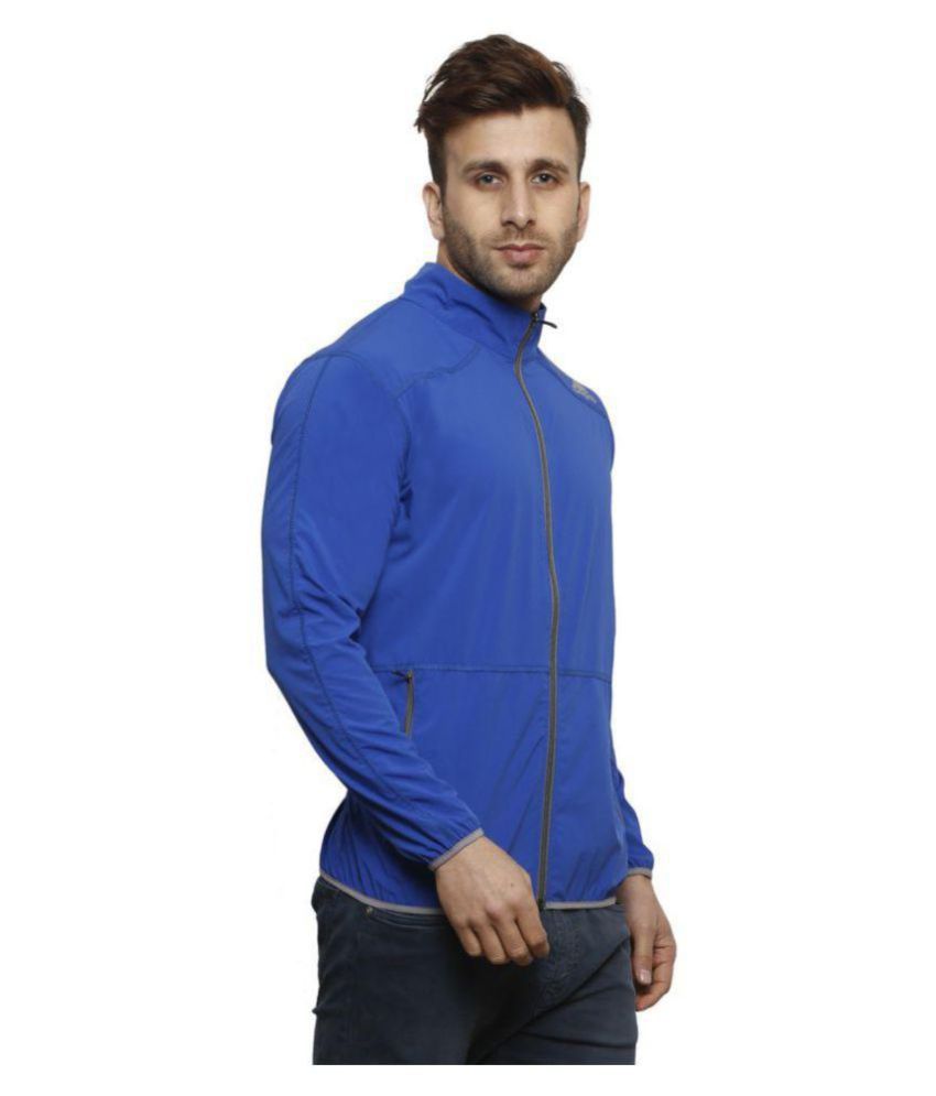 Adidas Blue Polyester Fleece Jacket - Buy Adidas Blue Polyester Fleece ...