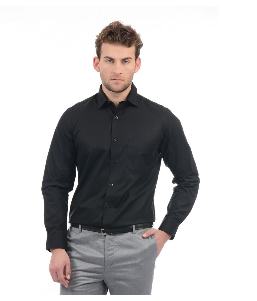 Arrow Black Regular Fit Shirt - Buy Arrow Black Regular Fit Shirt ...