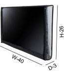 Lithara Single PVC Panasonic TH-43CS400DX (43 inches) Full HD LED TV Cover