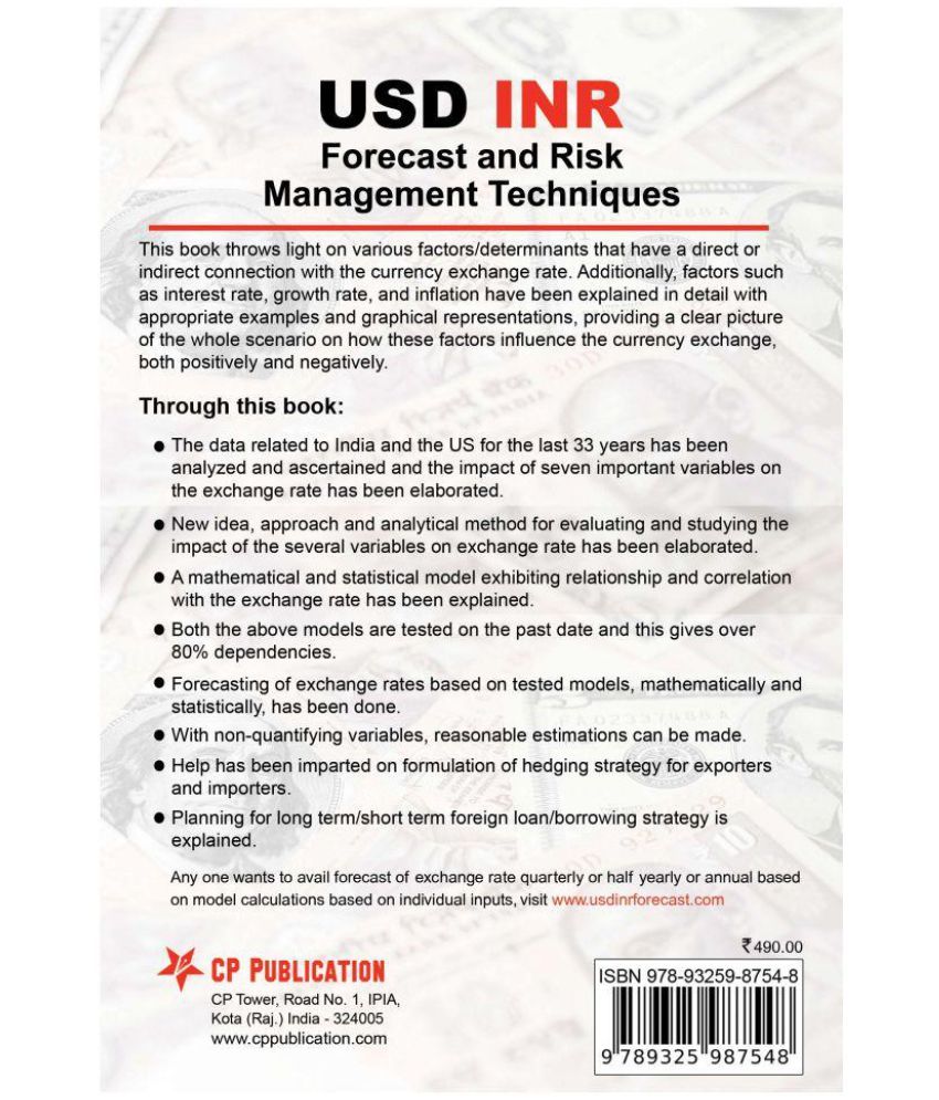Usd Inr Forecast And Risk Management Techniques Usd Inr Forecast And Risk Management Techniques Online At Low Price In India On Snapdeal