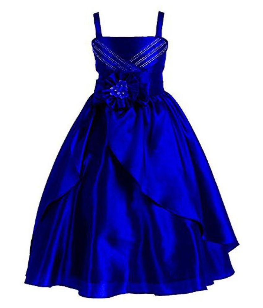 Baby Girls Royal Blue Party Wear Dress - Buy Baby Girls Royal Blue