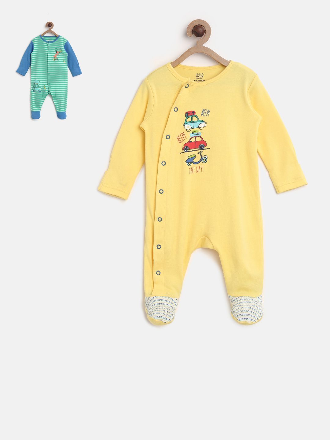 Care Baby Boys Sleepsuit 2-Pack