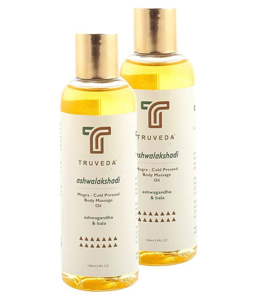TRUVEDA Vitamin D Body Massage Oil Ayurvedic Mogra(Ashwalakshadi) Essential Oil 100 ml Pack of 2