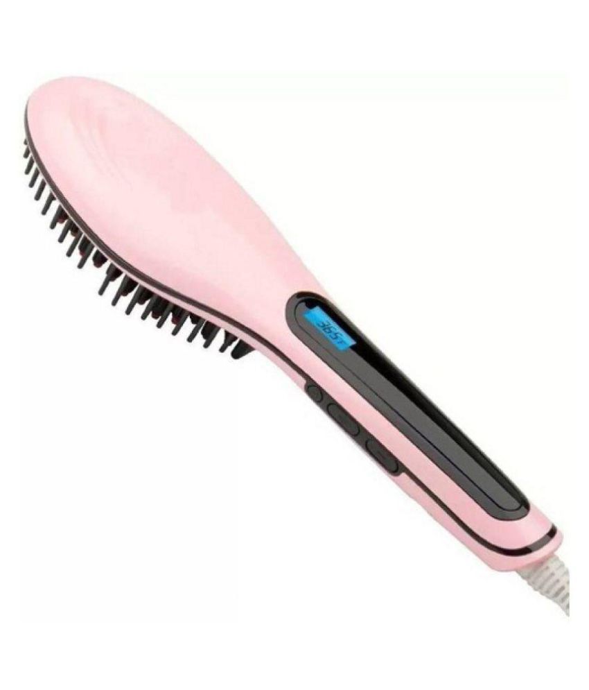 FAST HAIR STRAIGHTENER HQT 906 Hair Straightener ( Pink ...