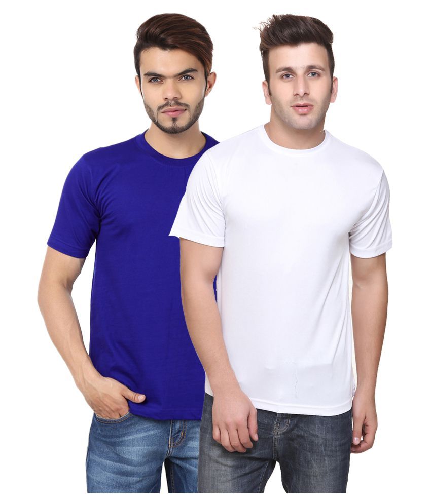     			FUNKY GUYS Multi Round T-Shirt Pack of 2