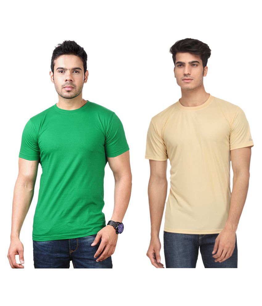     			FUNKY GUYS Multi Round T-Shirt Pack of 2