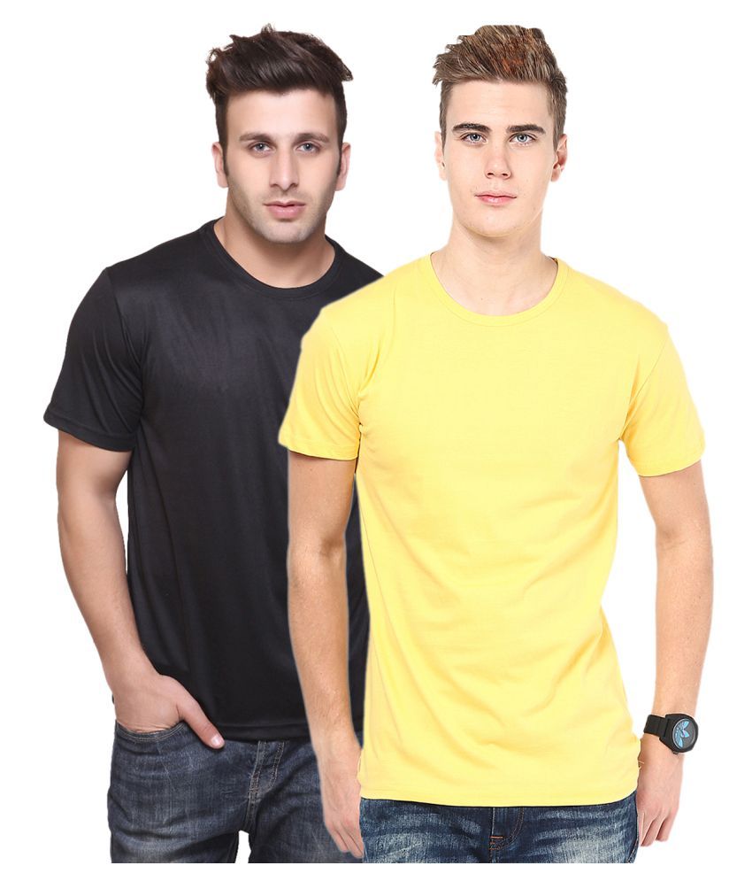     			FUNKY GUYS Multi Round T-Shirt Pack of 2