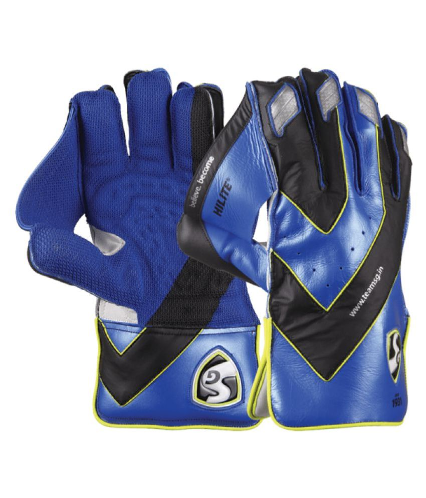 SG Hilite wicket keeping gloves full size Buy Online at Best Price on