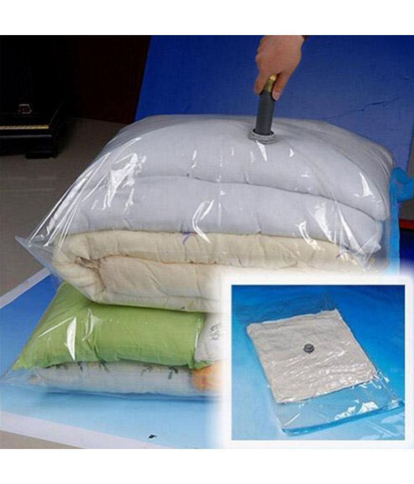 Home Storage Vacuum Space Saver Bag, Compressed Organizer Clothing ...