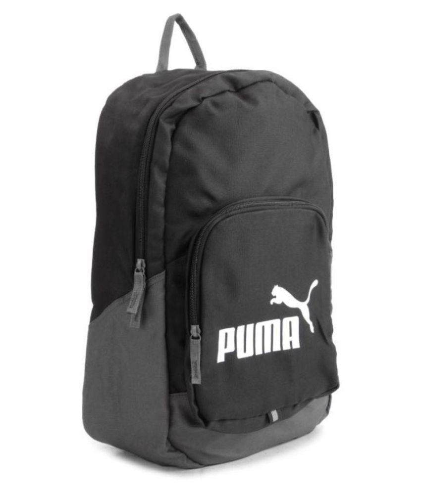 Puma Black with Grey Puma Phase Backpack Backpack - Buy Puma Black with ...