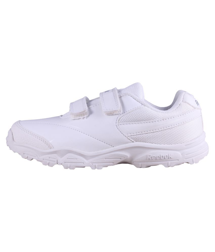 Reebok Boy's Racer K 2 School White Velcro School School shoes Price in ...