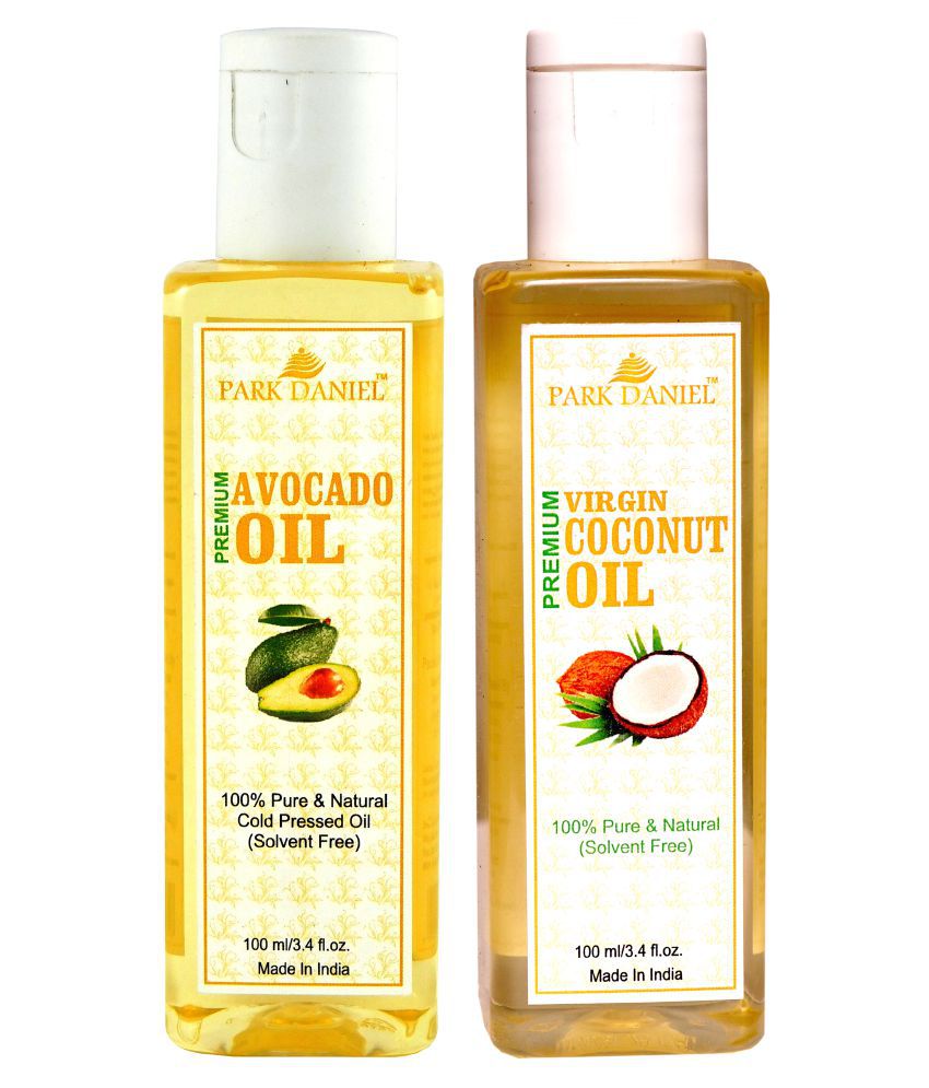     			Park Daniel Premium Coconut & Avocado Oil(200 ml) 100% Pure & Natural 100 ml Pack of 2