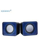 WowObjects USB 2.0 Paar Muziekspeler 2-Channel 3.5mm Jack MP3 Speakers voor Computer Notebook Home Theater