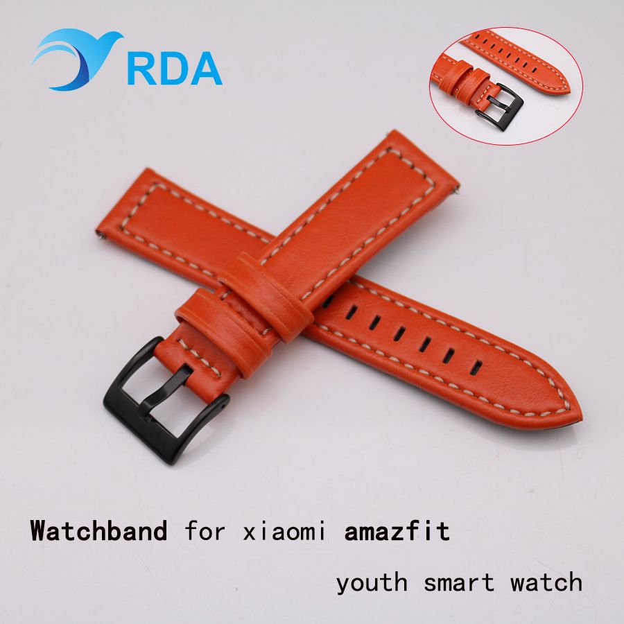 Wowobjects Fashion Genuine Calf Leather Watch Band For Original Huami Bip Bit Pace Lite Youth Smart Watch Buy Online At Best Price On Snapdeal