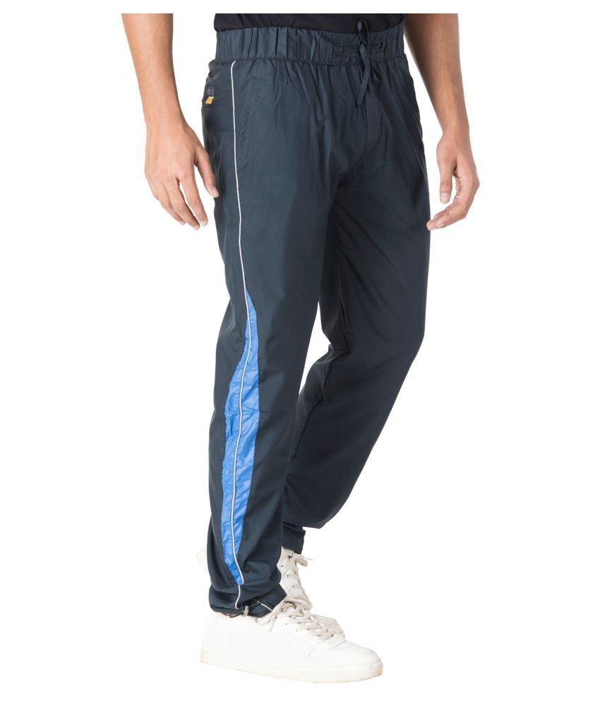 navy trackpants