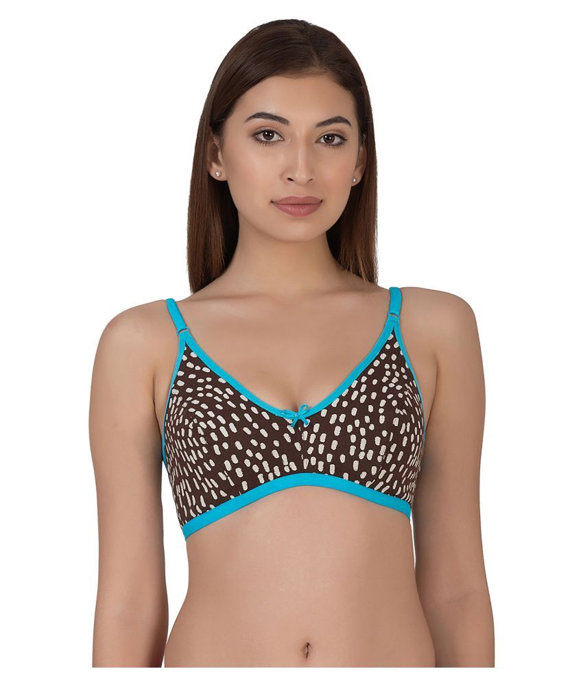     			Clovia Cotton Non Padded Women's Shaping Bra ( Brown )