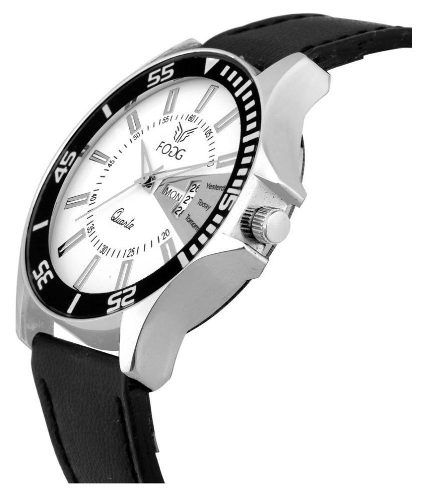 Fogg 1044-WH Day and Date Watch For-Men - Buy Fogg 1044-WH Day and Date
