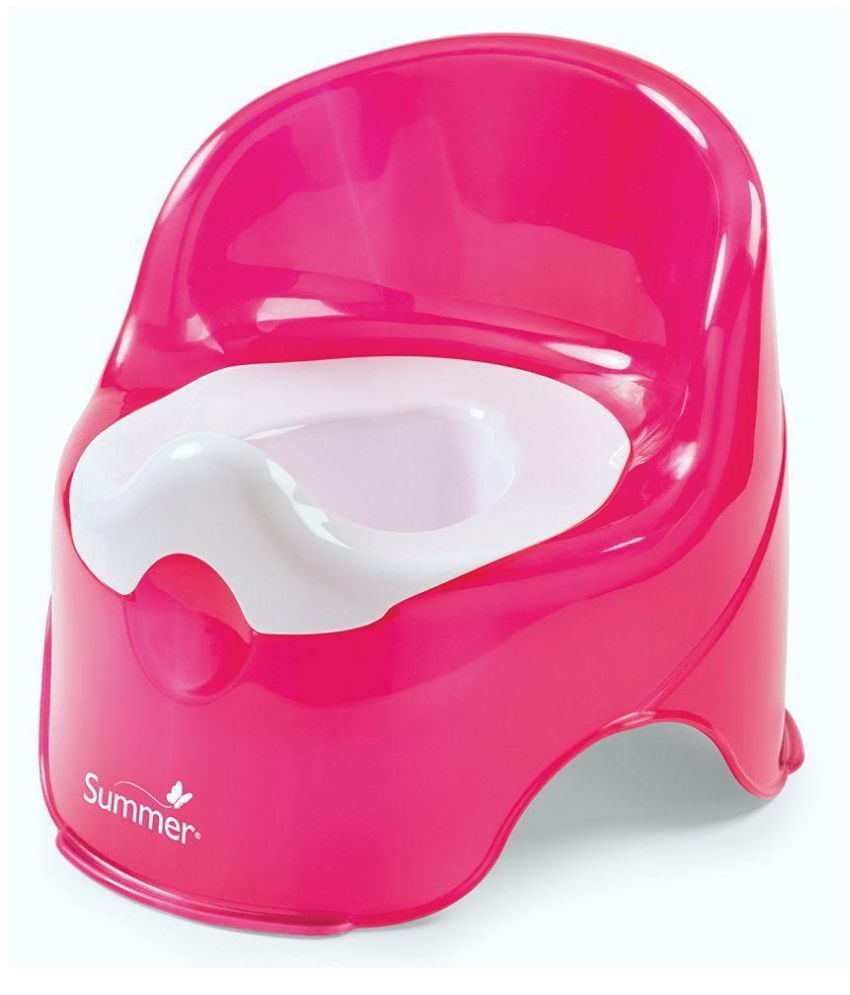 Summer Infant Pink Plastic Potty Chair