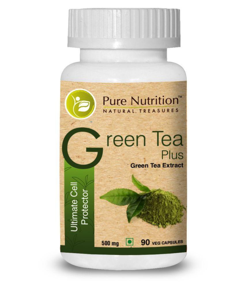 Pure Nutrition Green Tea Plus 90 Caps 500 Mg Multivitamins Capsule Buy Pure Nutrition Green