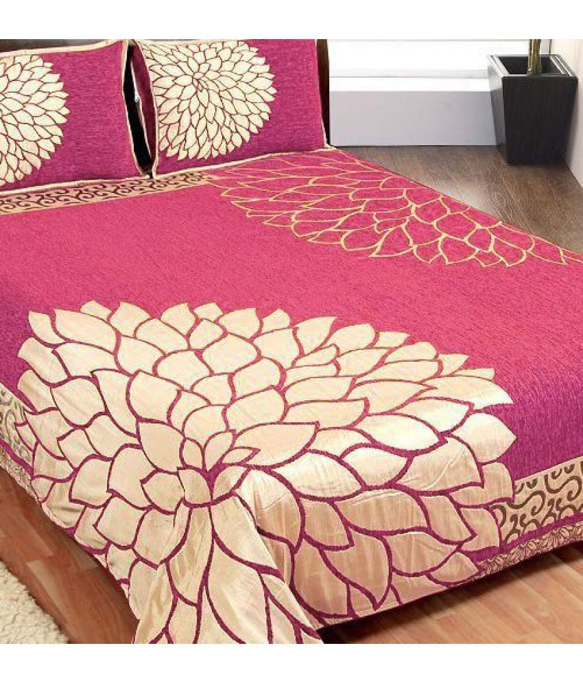 Bombay Dyeing Velvet Double Bedsheet with 2 Pillow Covers Buy Bombay Dyeing Velvet Double