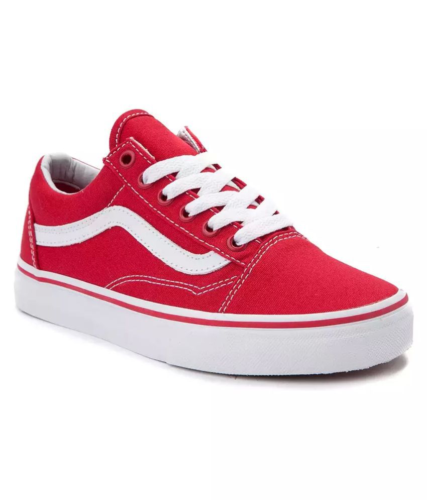 VANS Vans old skool Sneakers Red Casual Shoes - Buy VANS Vans old skool ... Red Vans Shoes For Girls