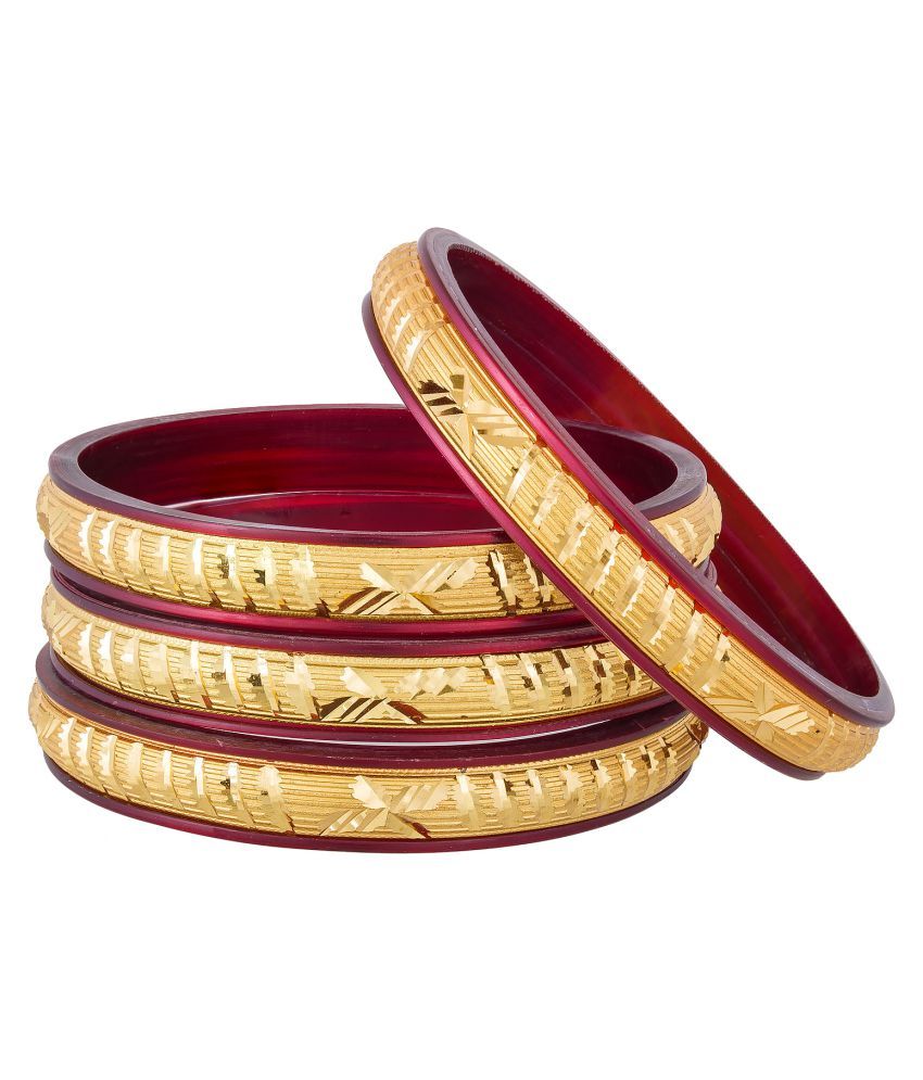 plastic bangles with gold online