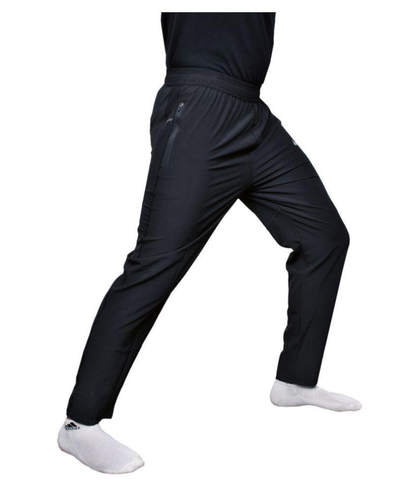 nike black polyester track pants