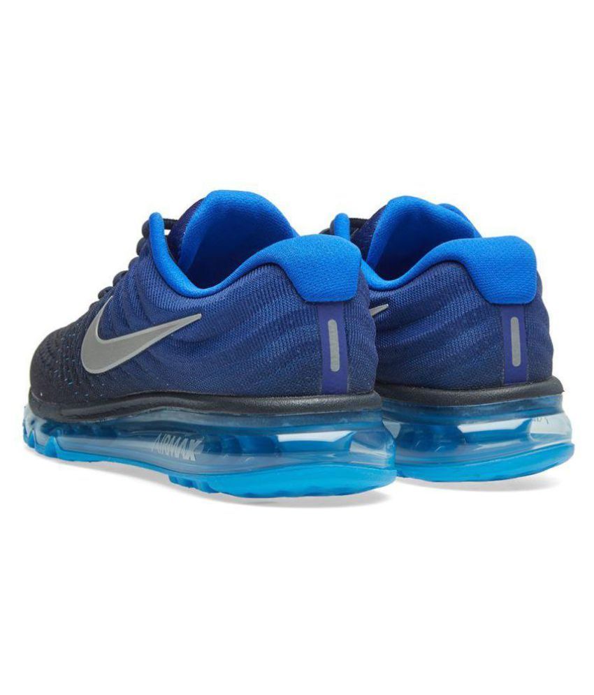 blue and white nike airmax