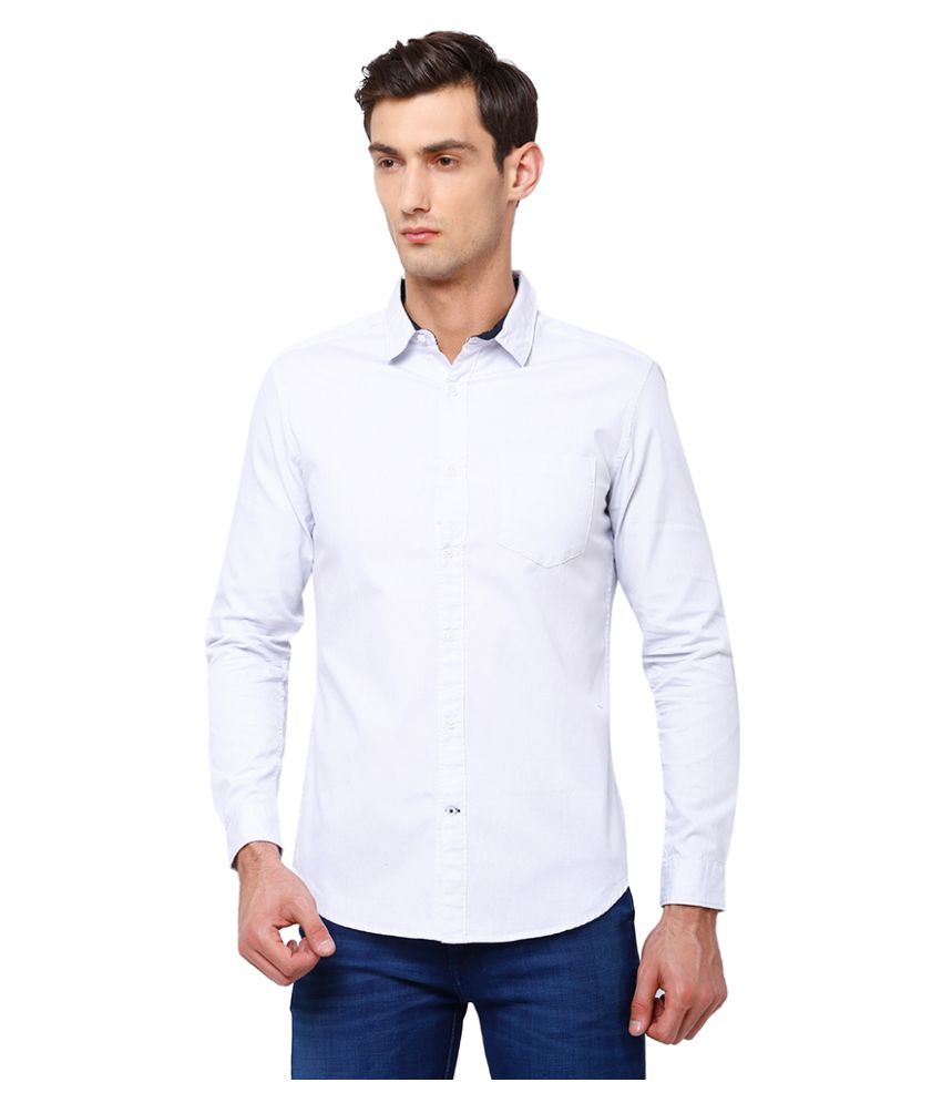     			Black Coffee Grey Slim Fit Shirt