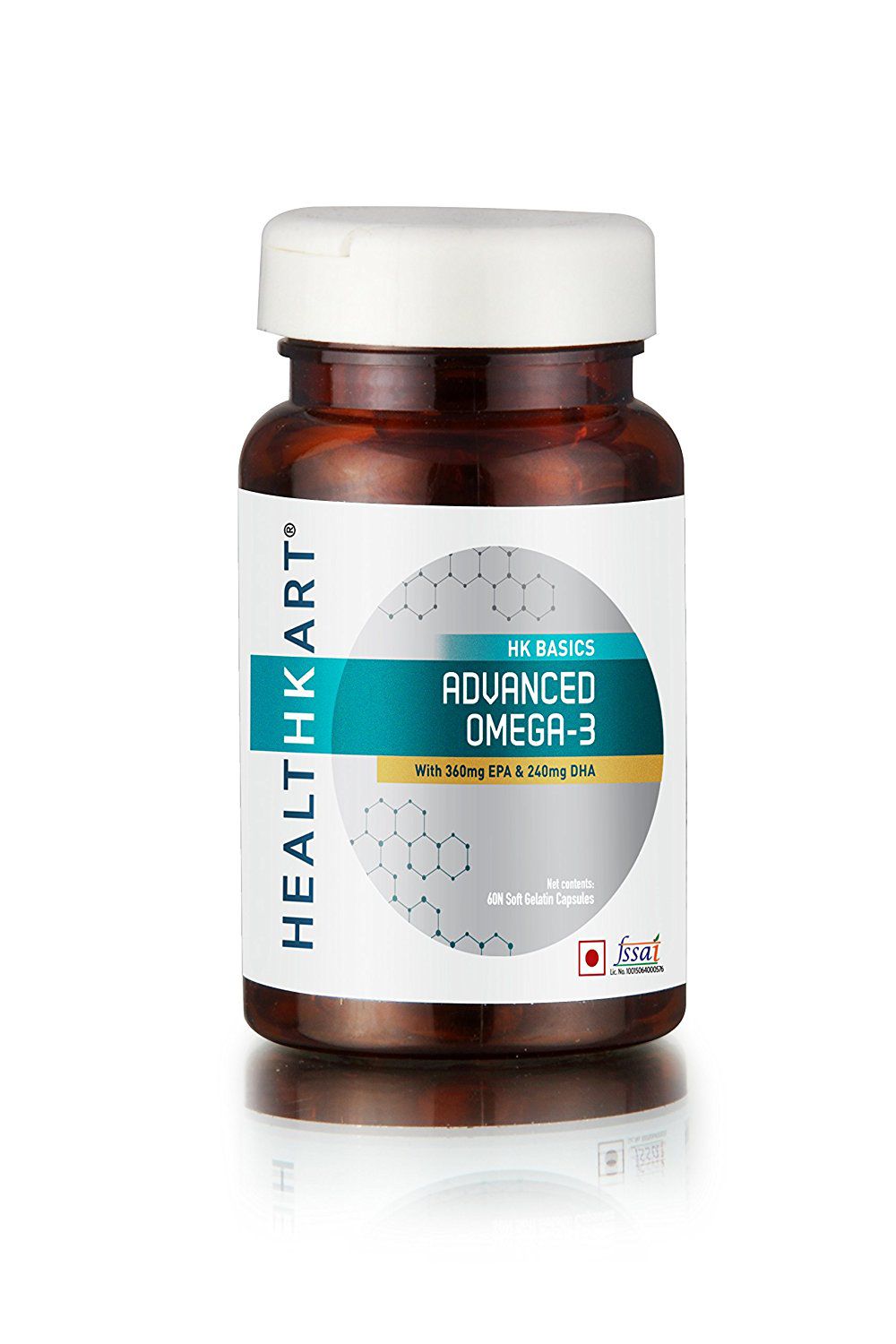 HealthKart Advanced Omega 3 Fish oil Capsule 60 mg: Buy ...