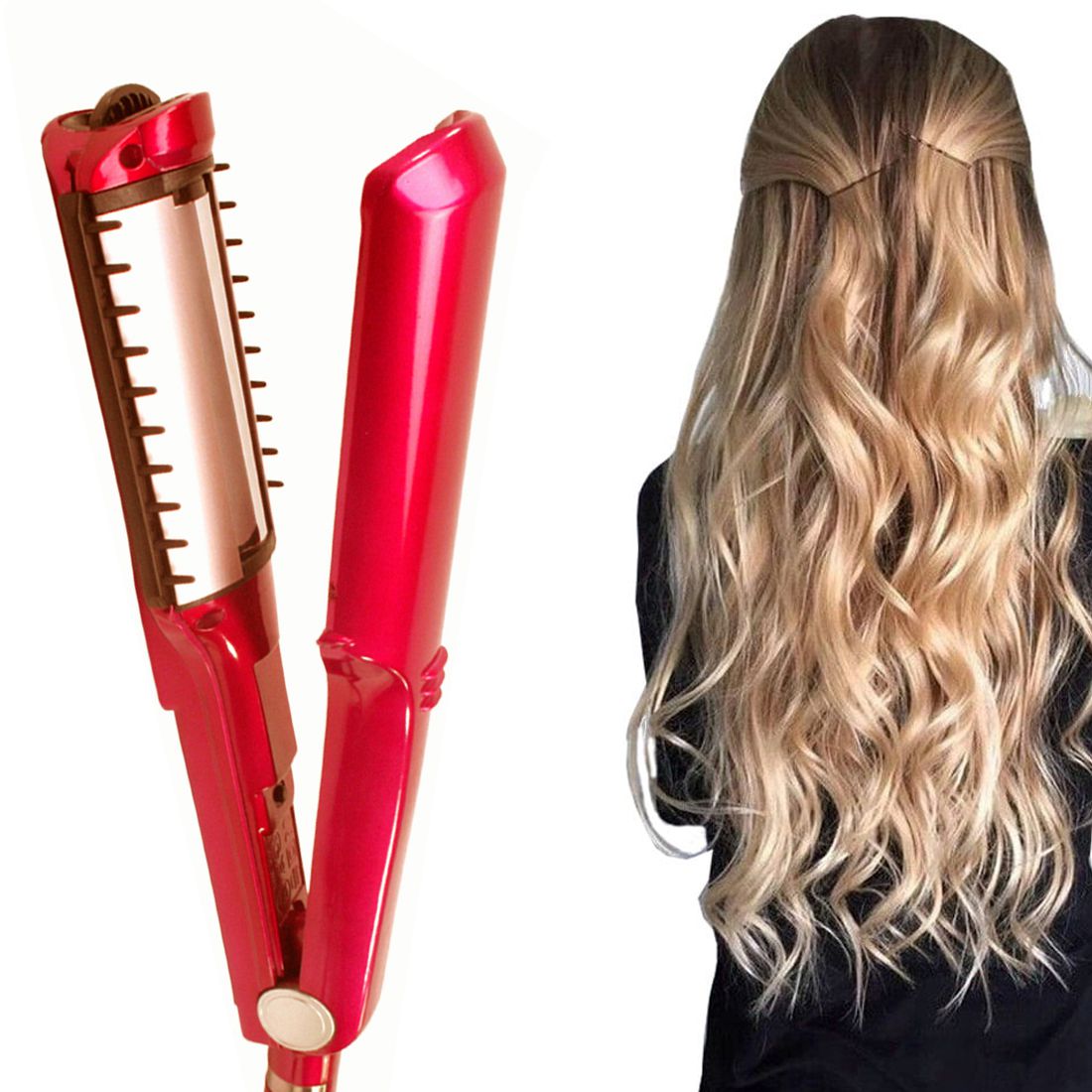 Jm BaByliss Hair Care Curling Iron Rod Curler Curl Brush Styler  Straightener 65W Hair Straightener ( Pink ) Price in India - Buy Jm BaByliss  Hair Care Curling Iron Rod Curler Curl