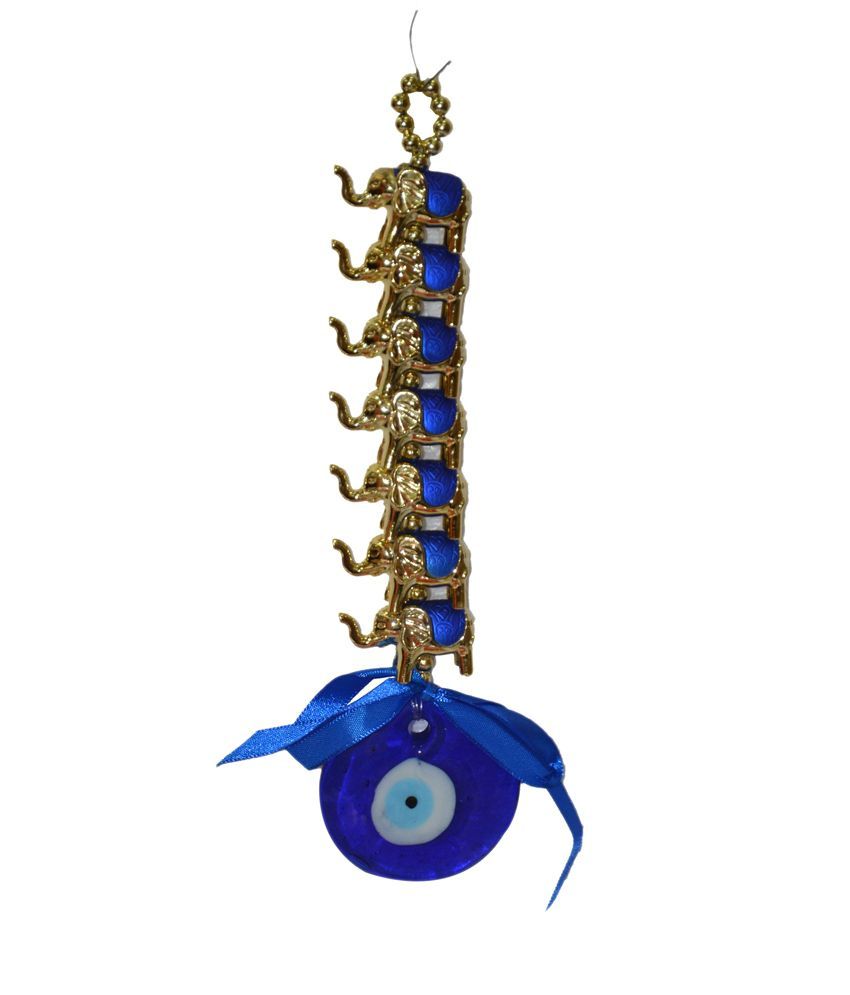     			Sagar Collection Feng Shui Evil Eye Hanging With 7 Elephants