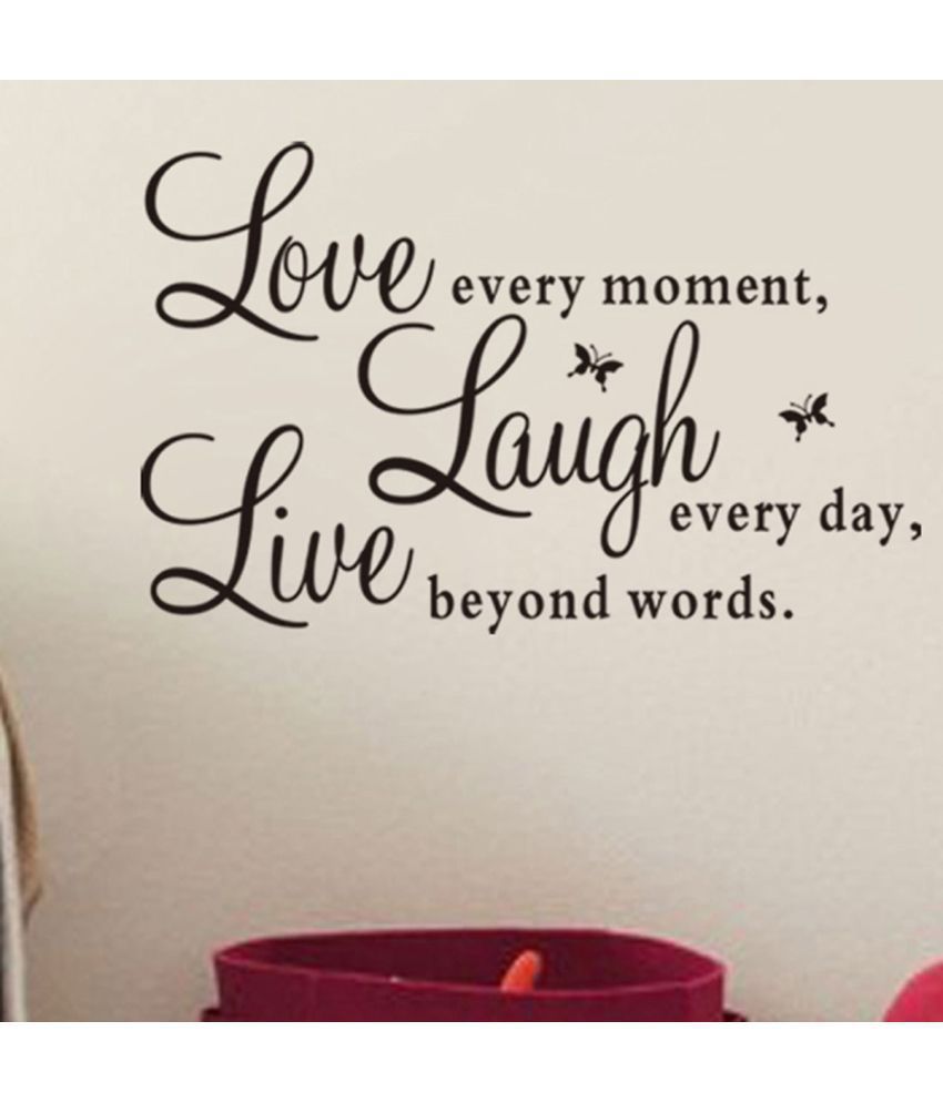    			Sticker Studio Live Laugh Motivational/Quotes Motivational/Quotes PVC Sticker